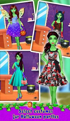 Halloween Dressup-Makeup Games - Screenshot 4