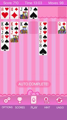 Pink Solitaire - Screenshot 1