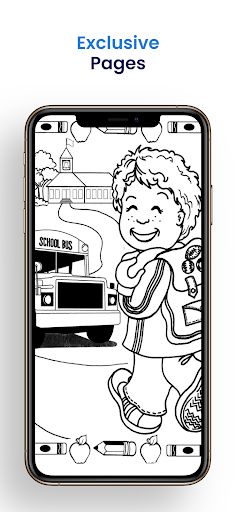 Back To School Coloring - Screenshot 3