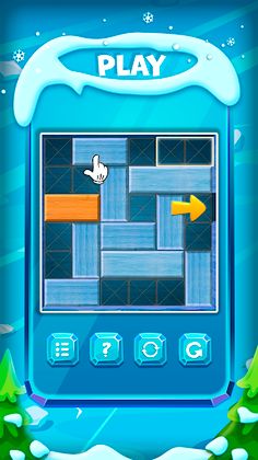 Ice Puzzle Move The Block - Screenshot 1