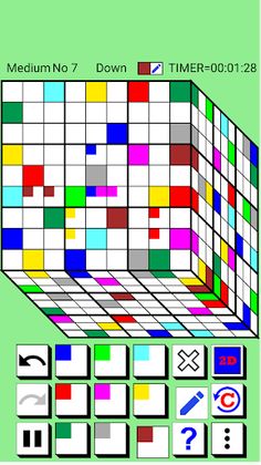 3D Color Place：3D Sudoku - Screenshot 2