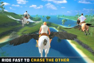 Flying Unicorn Racing 3D - Screenshot 3