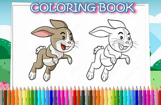 Bunny Coloring Drawing Rabbit - Screenshot 3