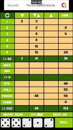 Classic Yamb - Screenshot 3