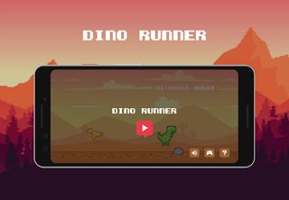 Dino - desert runner - Screenshot 1