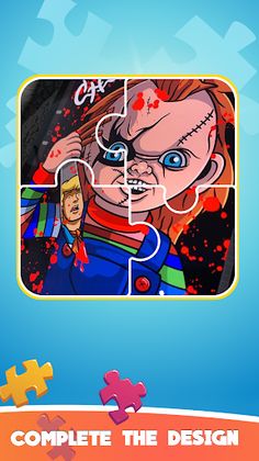 Scary Chucky Jigsaw Puzzle App - Screenshot 2