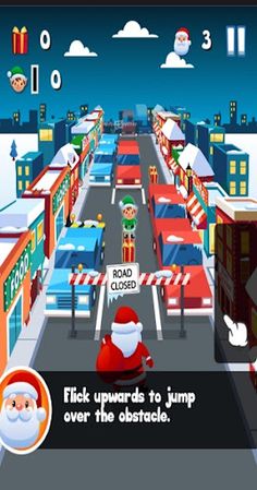 Santa City Run Expert Game - Screenshot 4