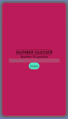 Number Guesser - Screenshot 2