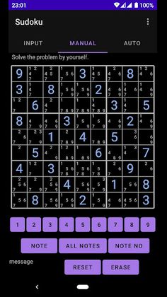 Sudoku Input and Solve - Screenshot 2