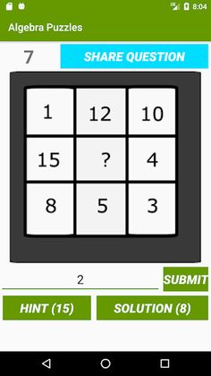 Algebra Puzzles - Screenshot 2
