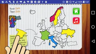 Juego del Mapa de Europa - Screenshot 2