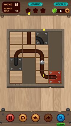Rolling Ball, Slide Puzzle - Screenshot 3