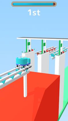 Roller Coaster Race 3D - Screenshot 4