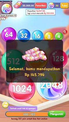 Lucky Bubble 2048 - Screenshot 4