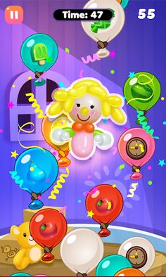 Balloon Pop Fruit Smash - Screenshot 1
