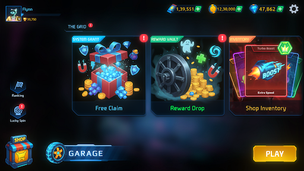 Neon Bike Battle - Screenshot 1