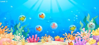 Bubble Sea Fish Kids Game - Screenshot 2