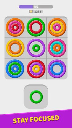 Color Rings Matching Puzzle - Screenshot 3
