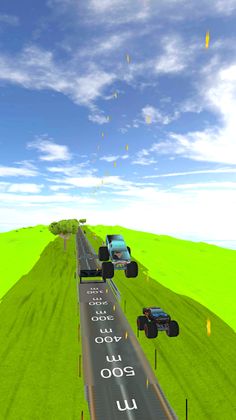 Monster Truck Stunts Car Jumps - Screenshot 1