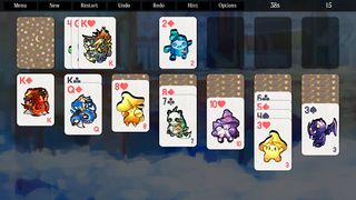 Cute Fantasy Creatures Solitai - Screenshot 1