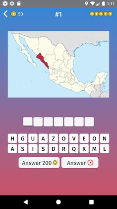 Mexico: States & Provinces Map - Screenshot 1