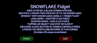 Snowflake Fidget - Screenshot 1