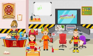 Pretend Play Firefighter Hero - Screenshot 2