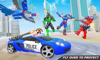 Flying Eagle Robot Car Games - Screenshot 3