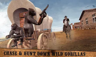 Angry Gorilla Cowboy Survival - Screenshot 2