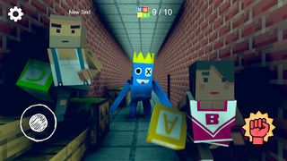 Blue Rainbow Monster Rope Game - Screenshot 3