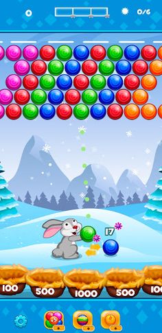 Bubble Shooter Bunny Game - Screenshot 2
