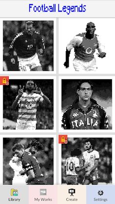 Football Legends - Pixel Art - Screenshot 4