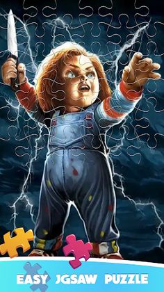 Scary Chucky Jigsaw Puzzle App - Screenshot 1