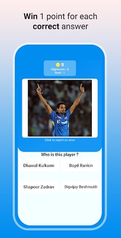 Cricket Quiz - cricketers - Screenshot 3