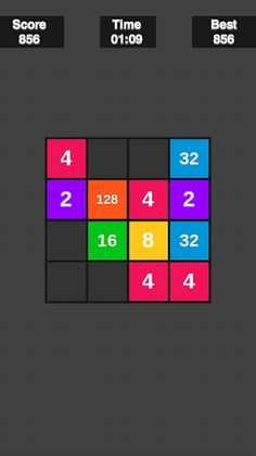 2048 Number Puzzle Board Game - Screenshot 1
