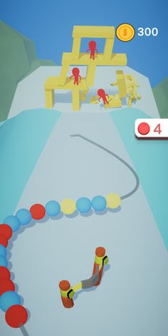 Slingshot Marble 3D - Screenshot 2