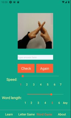 Receptive BSL Fingerspelling - Screenshot 3