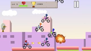 Flying Bike Race - Screenshot 2