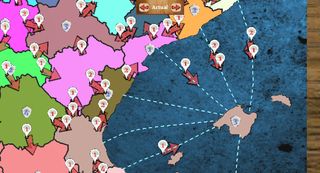 Mapa - Guerra Civil Interactiv - Screenshot 3