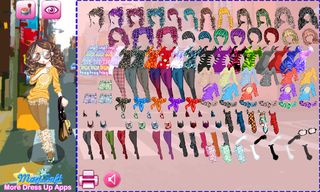 Momo Girl Fashion DressUp - Screenshot 1