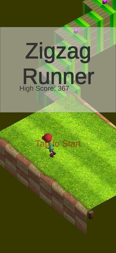 Zigzag Runner - Screenshot 1