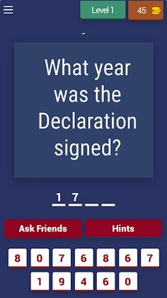 USA Day Trivia: 4th of July - Screenshot 1