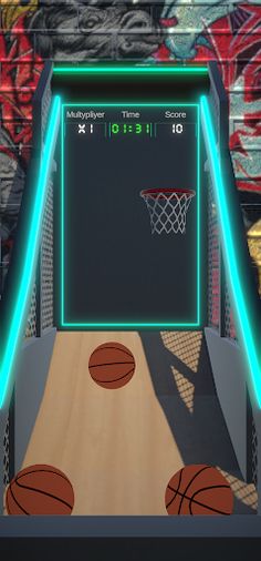 Hoop shots. Arcade. - Screenshot 1