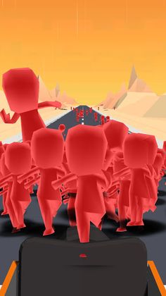Escape crowd 3D - Screenshot 1