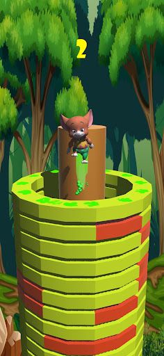 Helix Stack Jump: Jungle Mouse - Screenshot 3