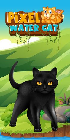 Pixel Water Cat - Screenshot 1