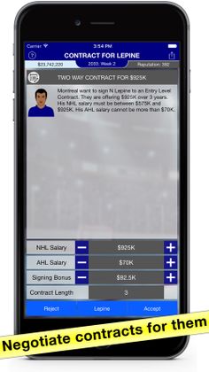 Hockey Agent: Team Manager sim - Screenshot 3