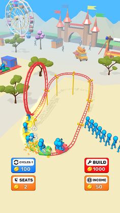 Moon Park 3D - Idle Tycoon - Screenshot 1