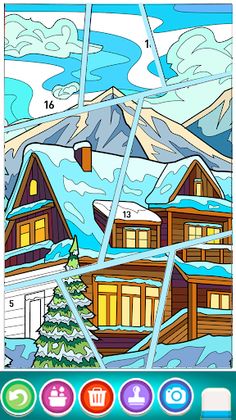 Christmas Winter Coloring Book - Screenshot 4