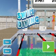 Swimming Race 3D - Screenshot 1